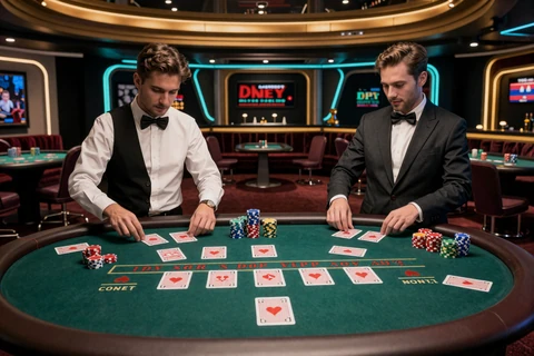 Live Blackjack und Baccarat Tische mit Dealern