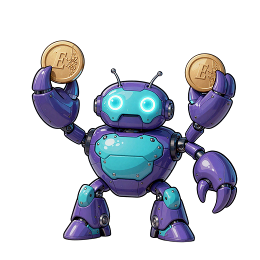Bonus Crab Maskottchen - mechanischer Krab-Roboter mit Greifarm und Freispiel-M&uuml;nzen